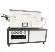 CHY-T1200C-5Z-4C 1200 degree Three Heating Zone CVD System with 5 Gas Mixer