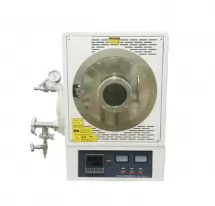 1200 Degree Laboratory Horizontal Vacuum Crucible Muffle Furnace with Quartz Chamber